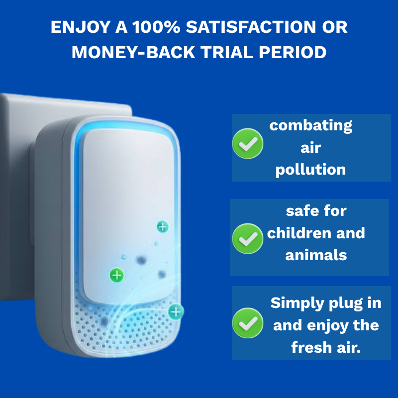 AirPur-Fresh, odour-free air in 24 hours.